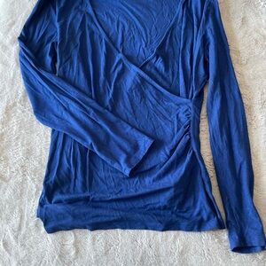 Kettlewell Elegant Blue Women's Wrap Top size large